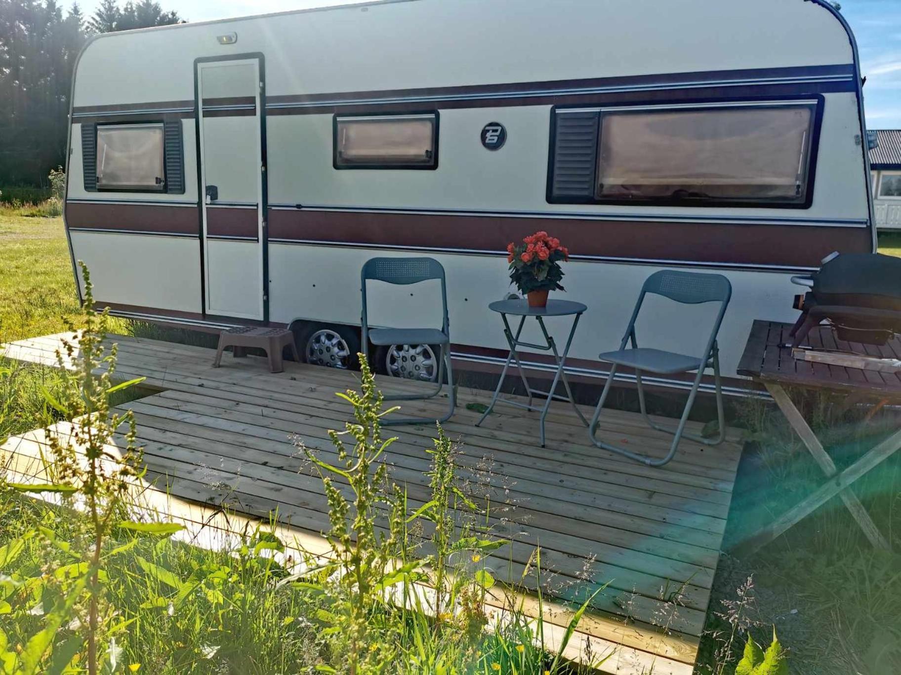Vintage Caravan Synes Exterior foto
